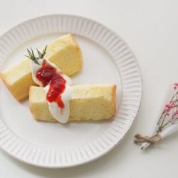 peach cheese cake